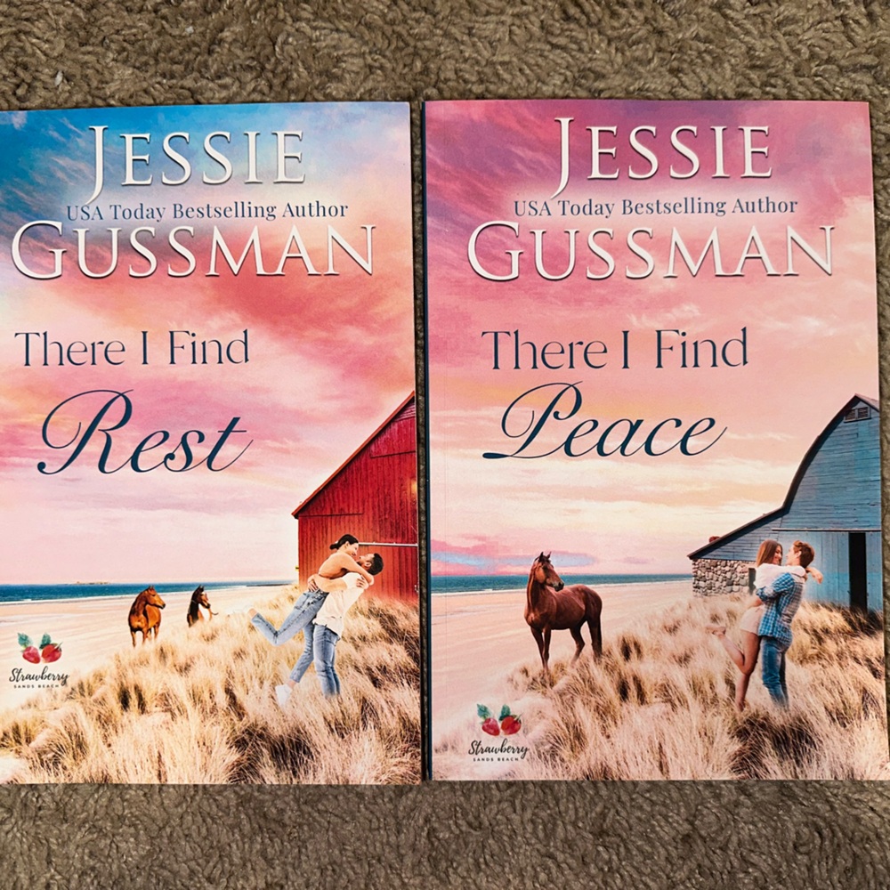 There I Find‎ Rest/Peace SET Strawberry Sands - Paperbacks by Jesse Gussman GOOD